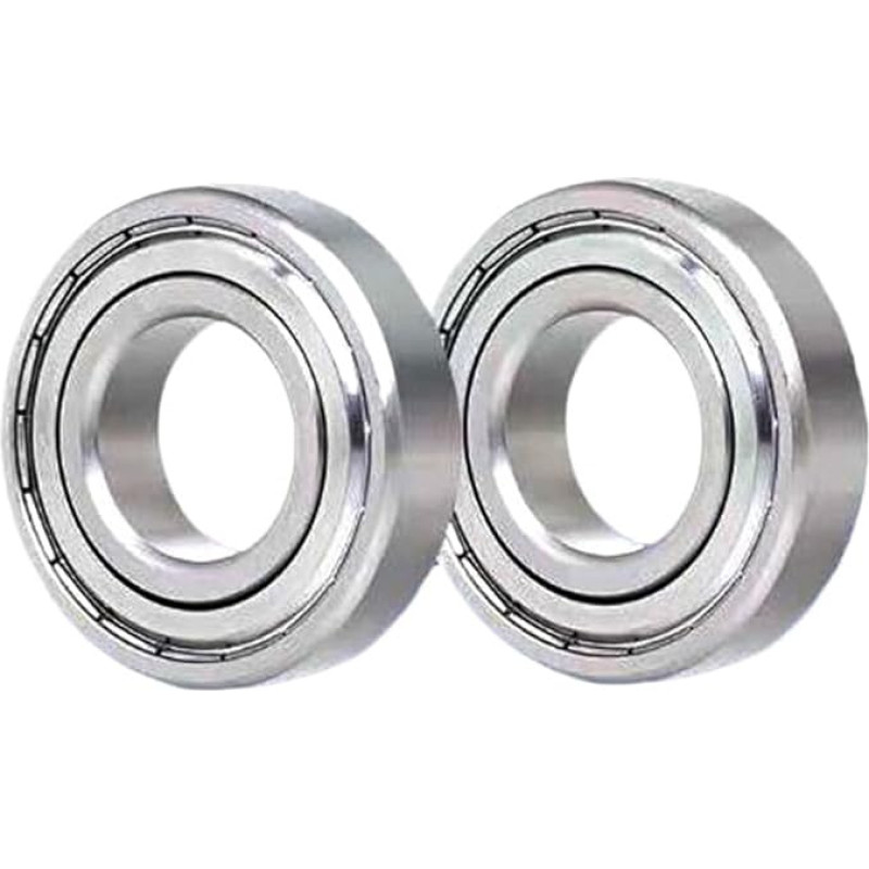 2PCS ABEC-5 Edelstahl S6201ZZ S6201Z S6201-2Z 12 * 32 * 10mm Metall Dichtung Rillenkugellager(S6201ZZ ABEC 3)