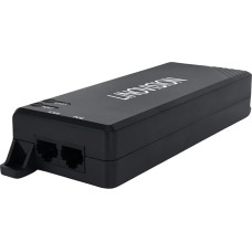 LINOVISION Gigabitinis 90 W POE injektorius, IEEE 802.3af/at/bt POE injektorius, vieno prievado PoE++ injektorius, 10/100/1000Mbps Hi-POE Midspan, POE maitinimo injektorius PTZ kamerai, belaidžiams prieigos taškams, VoIP telefonui