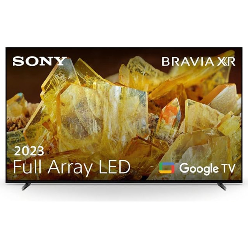 Sony BRAVIA XR, XR-75X90L, 75 Inch TV, Full Array LED, 4K HDR 120Hz, Google, Smart TV, Works with Alexa, with Exclusive PS5 Features, HDMI 2.1, Gaming Menu with ALLM + VRR, 24 + 12M Warranty