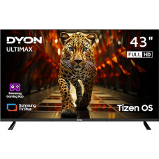 DYON ULTIMAX 43F-TI - 43 Inch (108 cm) TV (1080p, Full HD Smart TV, Tizen OS, Triple Tuner (DVB-C/-S2/-T2), Samsung Smart & Gaming Hub, Prime Video, Netflix, Disney+) [2024]