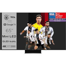 TCL 65C841 65 Inch TV, Miniled, QLED, 4K HDR Premium 2000 nits, Quantum Dot, Smart TV, Onkyo 2.1 Sound, Google TV