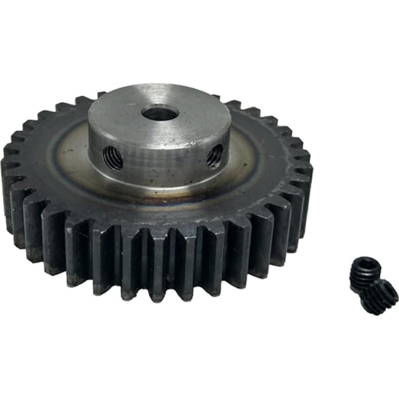 Pavaros kampas 1 gabalas Quench Spur Gear Pinion 1.5m 50t 12mm plotis 8-25mm Bore Gear 50 dantų 1.5 modulis Rack Drive Shaft ( spalva: 22mm Bore, dydis: 50 dantų žingsnis 40mm )