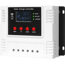 Areyourshop Solar Charge Controller, 60 A PWM Charge Controller Solar 12 V 12 V / 24 V / 48 V PV Controller with WiFi Monitor Function PWM LCD Controller for Lifepo4 Lead Acid Gel Battery