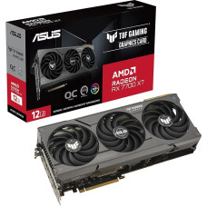 ASUS TUF TUF Gaming Radeon RX 7700 XT OC Edition 12GB GDDR6 žaidimų vaizdo plokštė (AMD Radeon RX7700XT, PCIe 4.0, 1x HDMI 2.1, 3x DisplayPort 2.1, TUF-RX7700XT-O12G-GAMING)