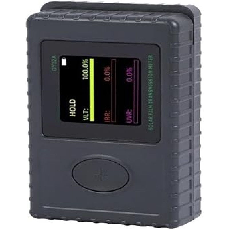 Tönungsmesser, DY32A Solarfilm-Transmissionsmessgerät Tragbares Fenstertönungsmessgerät Sichtbare Lichtdurchlässigkeit UV-IR-Ablehnungstester