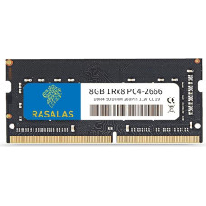 RASALAS 8GB DDR4 2666MHz (DDR4-2666) PC4-21300 (PC4-2666V) Non-ECC Unbuffered 1.2V CL19 1Rx8 Single Rank 260 Pin Laptop RAM atnaujinimas