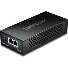 TRENDnet TPE-219GI 2.5G PoE++ injektorius, 90W PoE++, 30W PoE+, 15,4W PoE, atitinka IEEE 802.3 bt / 802.3at/802.3af, metalinis korpusas, iki 100 m - juodas