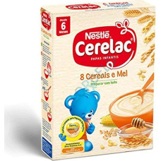 Preparation for milk porridge with 8 cereals and honey, Hekunftsland Portugal, 250 g - Cerelac 8 Cereais e Mel Nestlé