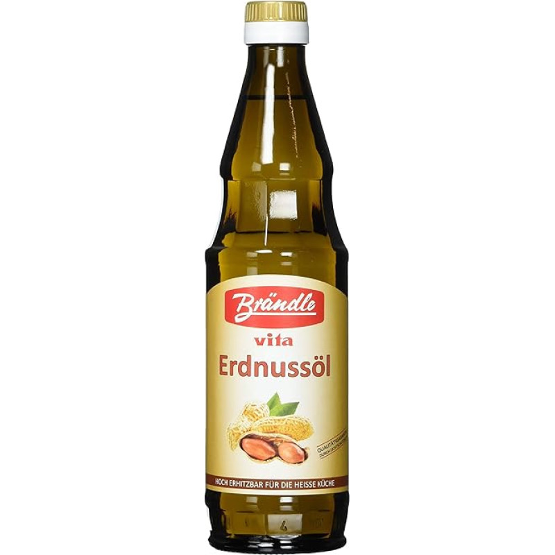 Brändle Žemės riešutų aliejus, rafinuotas (1 x 500 ml) | 500 ml (pakuotė po 1)