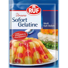 RUF Instant Gelatin, Gelatin Powder, Cold Soluble, Food Gelatin without Soaking and Heating, Powder Gelatin for Desserts, Baking & Cooking