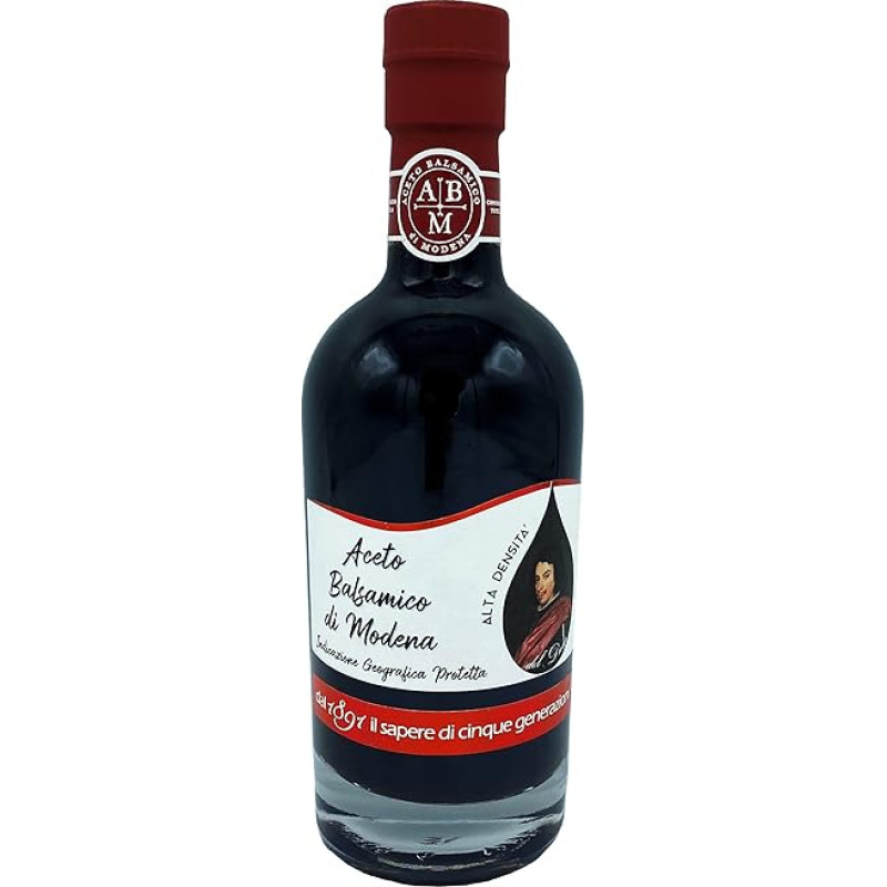 Modenos balzaminis actas ggA (Aceto Balsamic di Modena IGP) del Duca - didelio tankio - sodrus - saldžių natų