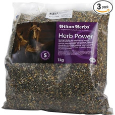 Hilton Herbs Bag Dietinis papildas Arklių parama Bendrieji vaistiniai augalai ir vitaminai 1kg - Lot de 3