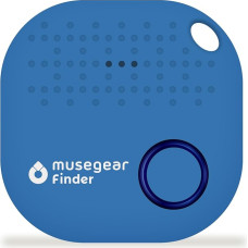 Musegear Key Finder with Bluetooth App – Version 2 – Keyfinder Loud for Mobile Phone in Blue – GPS Location/Coupling – Key Finder
