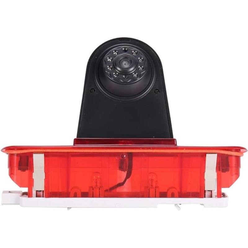 HD IP68 atbulinės eigos sistema atbulinės eigos kamera 3. stabdžių žibintas stabdžių žibintas tinkamas su kampo reguliavimu naktinė versija infraraudonųjų spindulių šviesa furgono stogo kamerai Fiat Doblo 263 Van/Opel Combo (atbulinės eigos kamera + 4.3