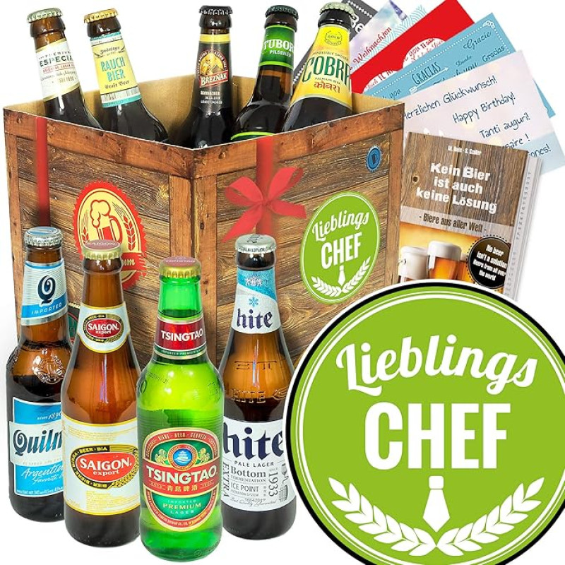 Lieblings-Chef/Biere aus aller Welt/bester Chef der welt Geschenke
