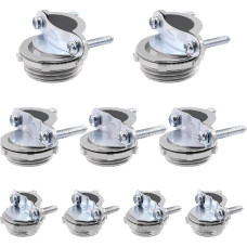 Glarks 9 vienetų 1/2 colio 3/4 colio 1 colio spaustuko kabelių jungtys Kabelių jungtis Metalinis vamzdelis Apsauginis kabelis metalinių laidų apsaugos kabeliui