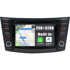 YUNTX Android 14 automobilinis radijas, tinkamas Suzuki Swift/Eritiga (2011-2017) - Nemokama atbulinės eigos kamera ir mikrofonas GPS 2 DIN - Palaiko DAB/GPS/WiFi Bluetooth/Mirrorlink/Carplay/Steering Wheel Control