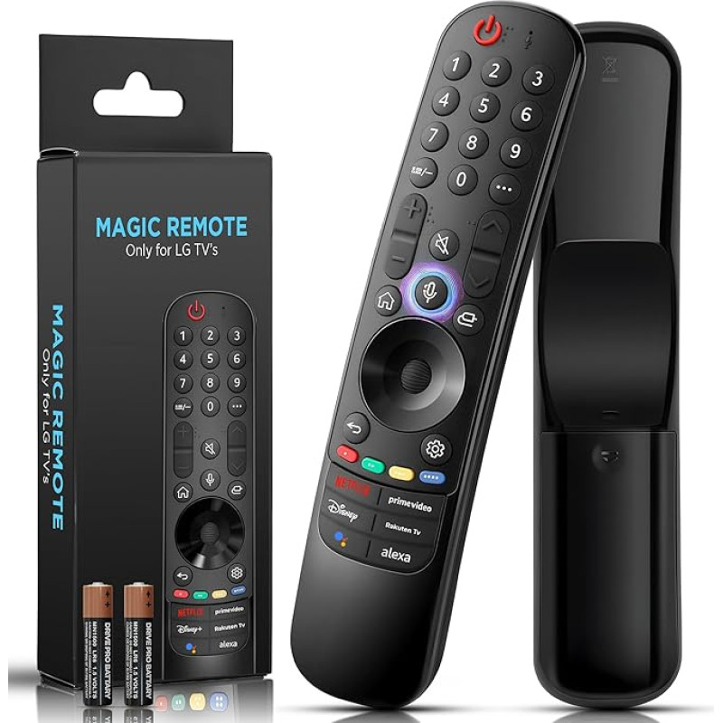 DRIVE PRO Universal Smart TV Remote Control for Samsung TV Remote Control with 2 x AA Batteries Smart 21 (LG Magic MR21GA)