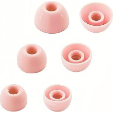 Aiivioll Replacement Eartips for Beats Fit Pro/Studio Buds/Studio Buds + Wireless Noise Cancelling Earbuds S, M, L, 3 Sizes, 6 Pack, Soft Silicone Earbuds (Kosmic Pink)