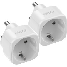 VINTAR 2PC Germany to India Travel Adapter, India Outlet Adapter, EU to India Travel Adapter for India, Sri Lanka, Nepal, Congo Travel Adapter Type D