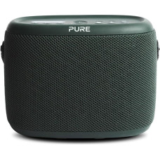 Pure Woodland Outdoor Speaker with Bluetooth & DAB+/FM Radio (Waterproof IP67, Robust, Portable, 14h Battery - Perfect for Garden & Camping) Green