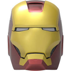 ekids Vi-B72IM Marvel Iron Man Helm Bluetooth Wireless Lautsprecher mit leuchtenden Augen tragbar Gold/rot