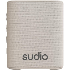 Sudio S2 Beige Bluetooth Speaker with Loud Sound and Deep Bass Long Playtime IPx5 Waterproof Bluetooth 5.3 TWS Pairing Portable Wireless Compact Speaker for Home, Outdoor