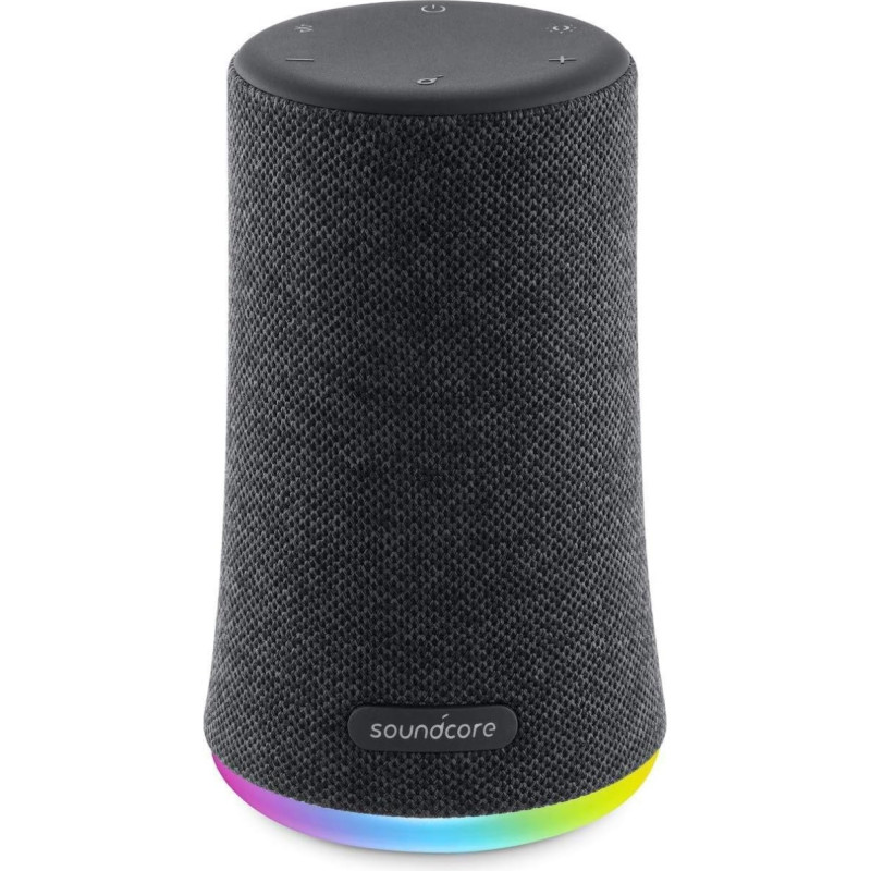 soundcore Flare Mini Bluetooth Lautsprecher, für Draußen, IPX7 Wasserschutzklasse, LED Lichteffekte, 360° Rundum-Sound, BassUpTM Technologie, ideal für Party, Garten, Urlaub (Generalüberholt)