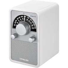 Sangean WR-15BT Retro bluetooth Radio mit AM und FM - Weiß