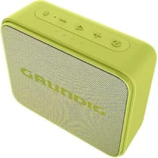 Grundig GBT Jam+ Lime Bluetooth Speaker, Soundbox, 3.5 W RMS, Bluetooth 5.0, Up to 30 m Range, Up to 30 Hours Battery Life, Power Bank & Hands-Free Function, Waterproof IPX7, Green