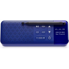 Lexon Rio Radio Dab+ & FM, Bluetooth Speaker 3 W, Battery Life 3 Hours (Dark Blue)