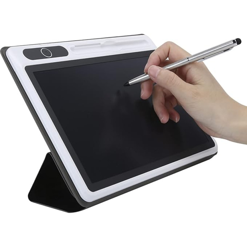 Archuu 10 Inch LCD Writing Tablet, Electronic Notepad Graphic Tablet Digital Drawing Tablet Graphic Drawing Tablet Supplies Hand Painting Tool for Home School Office (Pink (with Leather Bag))