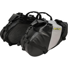 Nelson-Rigg Hurricane Dual Sports Saddle Bags Waterproof Rackless Lightweight Soft Sides Fits Most Dual Sport/Enduro KTM, Honda, Yamaha and Suzuki, 14L Per Side