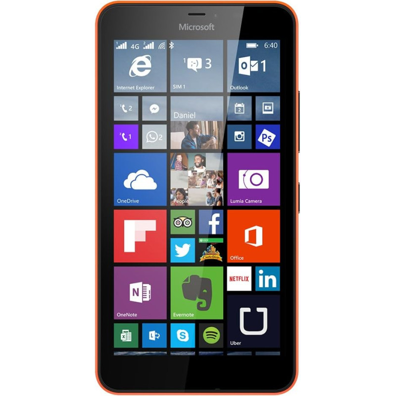 Microsoft Lumia 610 XL LTE DS 4 g išmanusis telefonas NEUŽDARYTAS (5,7 Zoll ekranas: 8 GB - 2 SIM kortelės - 8.1 Windows Phone)