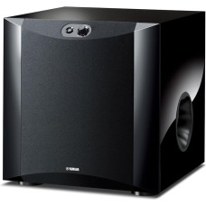 Yamaha NS-SW300 Front Firing-Subwoofer mit patentiertem Twisted Flare Port Bassreflexrohr klavierlack schwarz