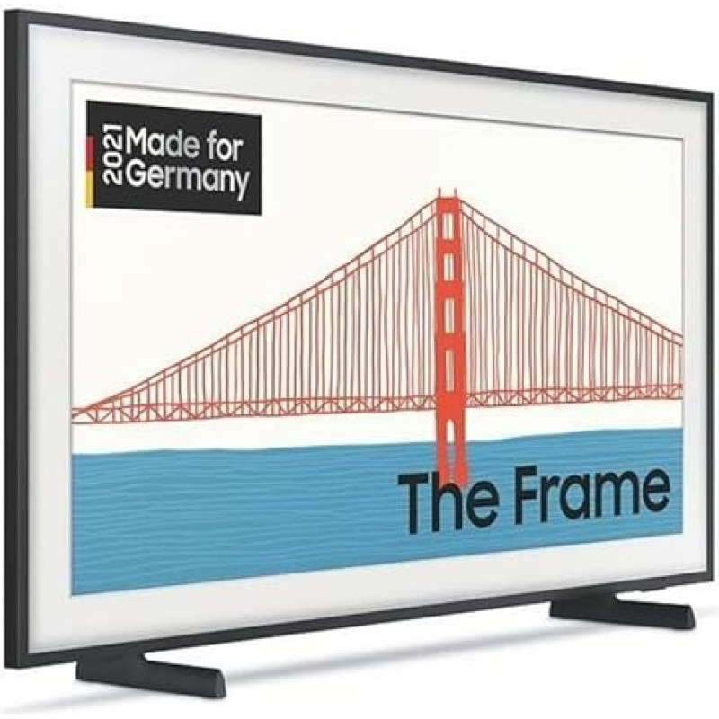 Samsung The Frame QLED 4K TV, 55 Inch (GQ55LS03AAUXZG), Quantum HDR, Frame Look Design, Interchangeable Frame [2021]