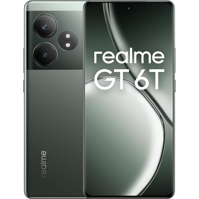 realme GT 6T 5G išmanusis telefonas, 50 MP LYT-600 pagrindinė kamera, 