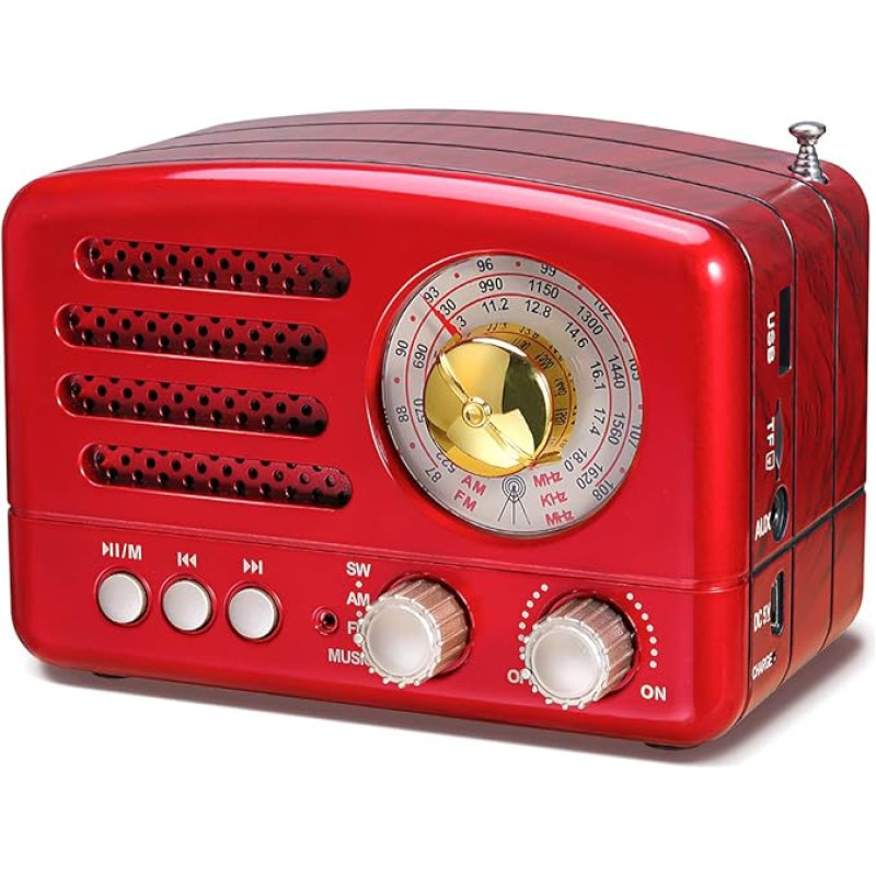 PRUNUS J-160 AM/FM/SW retro radijas su 