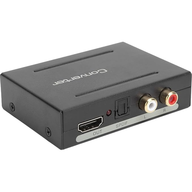 4K HDMI garso išvesties dalytuvas, HDMI ir HDMI garso keitiklis + optinis Toslink SPDIF + RCA L/R stereofoninis analoginis garso adapteris, skirtas 