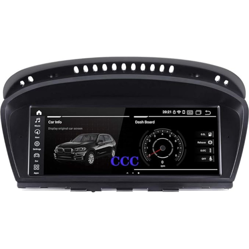 XISEDO Android 10.0 automobilinis radijas 8,8 colių ekranas RAM 4 branduolių 4G ROM 64G radijas su GPS navigacija Android radijas BMW 3 serijos E90 (2005-2008)/BMW 5 serijos E60 (2005-2008) originali CCC sistema