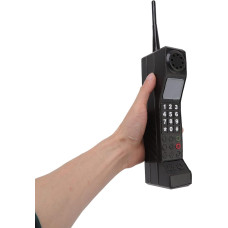 Metal 80s Retro Mobile Phone Model Shooting Props Retro Mobile Phone Model Retro Brick Shaped Mobile Phone Shooting Props Restaurant Decorations Home Decorations (Black)