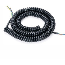 ORION LIGHTSTYLE Spiral Cable 3 Core Spiral Extension Electric Cable Light Cable Lamp Cable Black