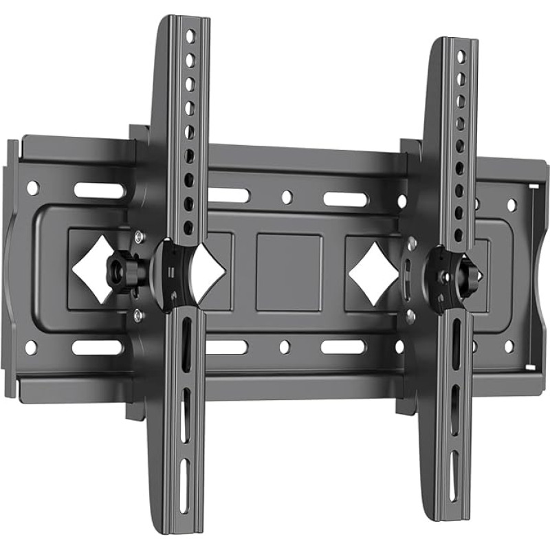 JXMTSPW Sieninis televizoriaus laikiklis, skirtas 32-68 colių plokščiems ir lenktiems televizoriams, sveriantiems iki 60 kg, maks. VESA 400 x 400 mm sieninio laikiklio laikiklis 42 43 50 50 55 60 65 pakreipiamas televizoriaus laikiklis, universalus televi