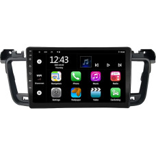 EZoneTronics Android 11 Car Radio Stereo for Peugeot 508 2011-2018 9 Inch Touchscreen GPS Navigation BT USB 4G WiFi Octa Core Support Carplay and Android Car Split Screen with 2G RAM + 32G ROM