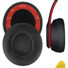 Geekria QuickFit Ersatz-Ohrpolster für Beats Solo 3 (A1796), Solo 3.0 Wireless On-Ear-Kopfhörer, Ohrpolster, Headset-Ohrpolster, Ohrmuscheln, Ersatzteile (schwarz)