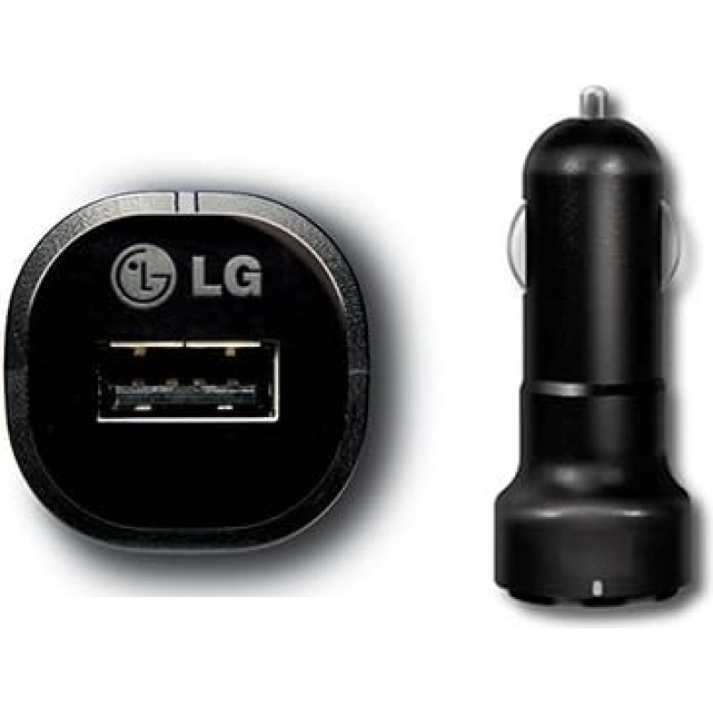 LG CLA-400 Auto Black Mobile Device Charger - Mobiliųjų įrenginių įkrovikliai (automobiliniai, mobiliųjų telefonų, cigarečių žiebtuvėlių, juodi)