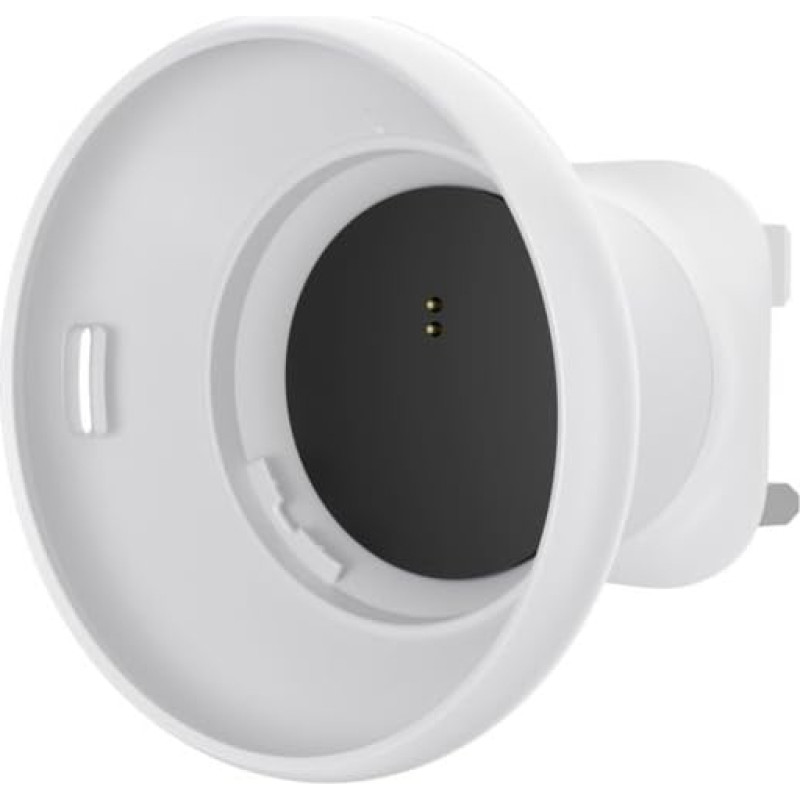 Logitech Circle 2 Steckhalterung, Für Britische Wandsteckdosen, Kompatibel mit kabellosen und kabelgebundenen Circle 2 Überwachungskameras Britischer 3-Pin Stecker - Weiß/Schwarz