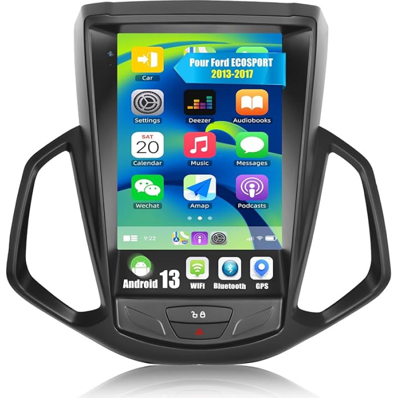 CAMECHO Android 13 automobilinis radijas 