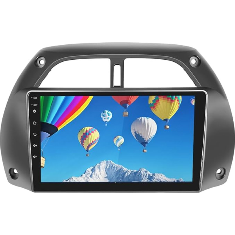 Fuluku 2+64G Android 13 Autoradio für Toyota RAV4 2001 2002 2003 2003 2004 2005 2006 mit Drahtlosem Carplay Android Auto, 9 Zoll Bildschirm Autoradio mit Bluetooth/WiFi/GPS/Rückfahrkamera/FM/RDS/SWC