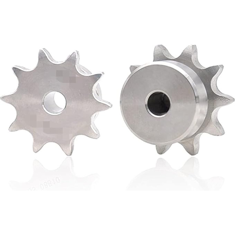 Xnzmyld 1 gabalas 06b 10 dantų iki 25 dantų žvaigždutė Sprocket Wheel 304 nerūdijančio plieno Xiaolu (dydis: 06B-24 dantys)